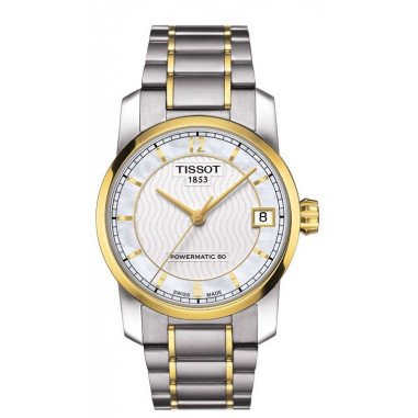 Tissot T-Classic Titanium T087.207.55.117.00 Automatic Lady Mother Of Pearl Dial