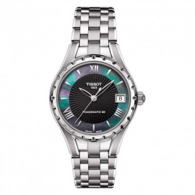TISSOT Lady 80 Automatic T072.207.11.128.00 Black Mother Of Pearl Dial