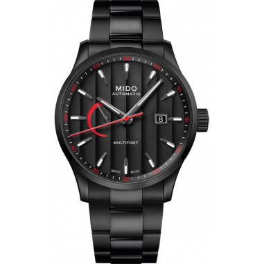 MIDO Multifort III M038.424.33.051.00 Power Reserve Black Dial