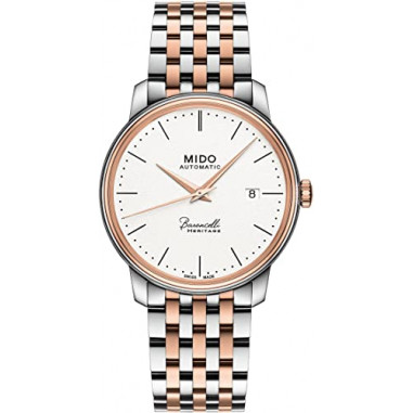 copy of Mido M027.407.11.010.00 Baroncelli III Heritage Automatic White Dial