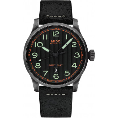 Mido M032.607.36.050.09 Multifort Automatic Black Dial