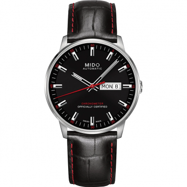 Mido M021.431.16.051.00 Commander II Chronometer Automatic Black Dial