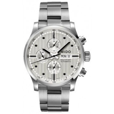 Mido M005.614.11.031.00 Multifort Chronograph Automatic Silver Dial