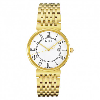 Mido M009.610.33.013.00 Dorada White Dial Gold