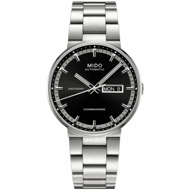 Mido M014.430.11.051.80 Commander Datoday Automatic Black Dial