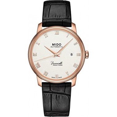 Mido M027.407.36.013.00 Baroncelli III Heritage Automatic White Dial