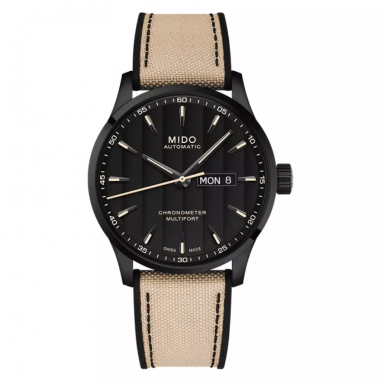 Mido M038.431.37.051.09 Multifort Chronometer Automatic Black Dial