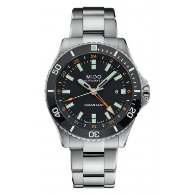 MIDO Ocean Star Captain M026.629.11.051.01 GMT Black Dial