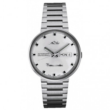 Mido M8429.4.21.23 Commander Dateday Automatic Silver Dial