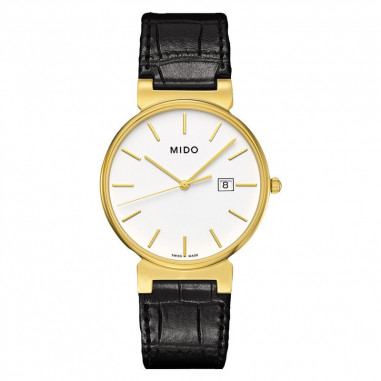 Mido M009.610.36.011.00 Dorada Caballero White Dial Black