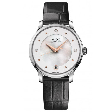 Mido M039.207.16.106.00 Baroncelli Lady Day & Night Automatic MOP Dial