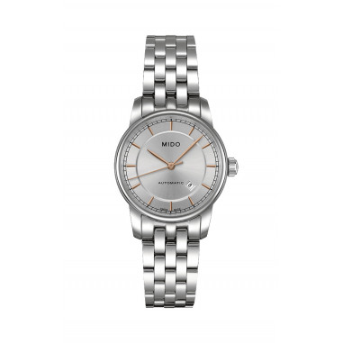 Mido M7600.4.10.1 Baroncelli II Automatic Silver Dial