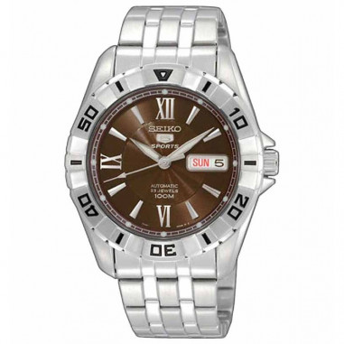 Seiko 5 SNZH81 Silver Brown