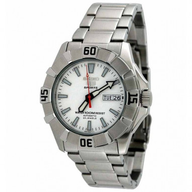 Seiko 5 SNZF55 Full Silver White