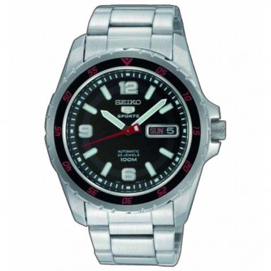 Seiko SNZG69 Silver Black Red