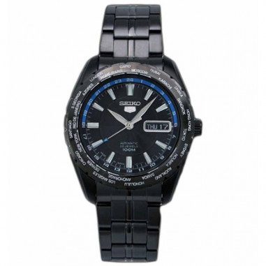 Seiko 5 SNZG57 Full Black Blue