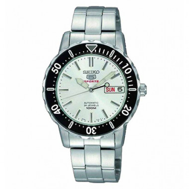 Seiko 5 SRP237K1 Silver Black White