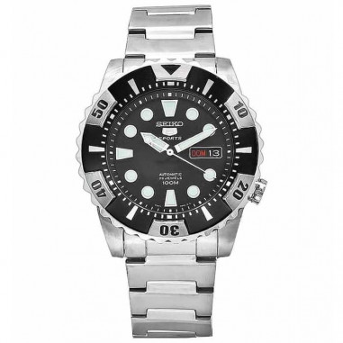 Seiko 5 SNZJ13 Full Silver Black