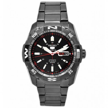 Seiko 5 SNZJ11 Black Grey Red