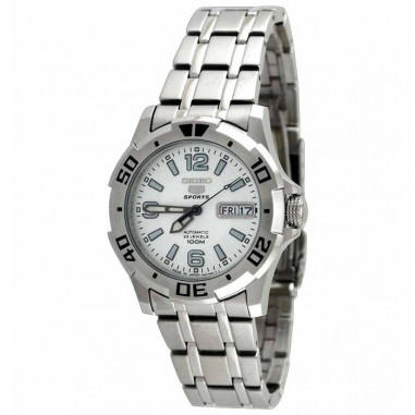 Seiko 5 SNZJ47K1 Full Silver White