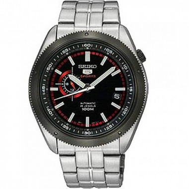 Seiko 5 SSA069K1 Silver Black Red