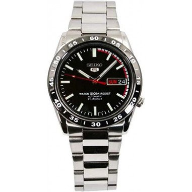 Seiko 5 SNKE09K1 Silver Black Red