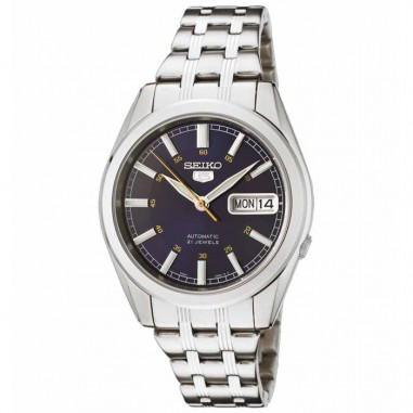 Seiko 5 SNKH07K1 Full Silver Blue Gold