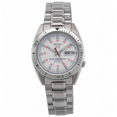 Seiko 5 SNKF55K1 Full Silver White