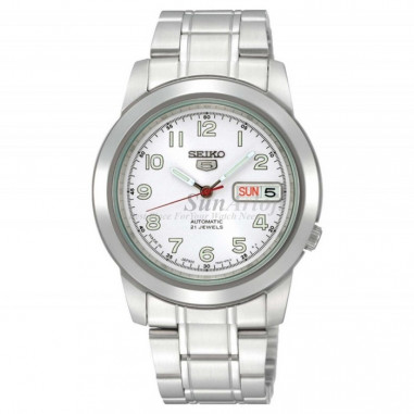 Seiko 5 SNKK33K1 Full Silver White