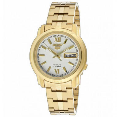 Seiko 5 SNKK84K1 Full Gold White