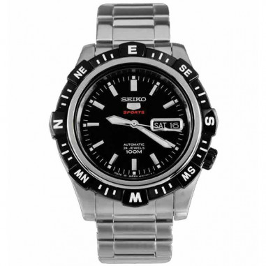 Seiko 5 SRP139K1 Sports Silver Black