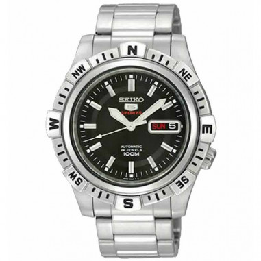 Seiko 5 SRP137K1 Full Silver Black