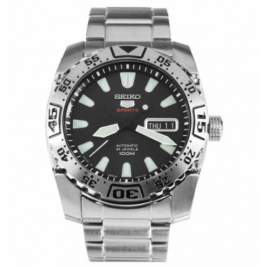 Seiko 5 SRP165K1 Sport Full Silver Black