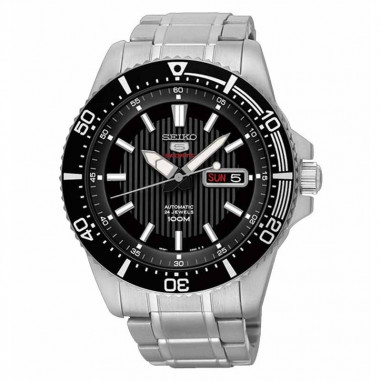 Seiko 5 SRP553K1 Sports Silver Black