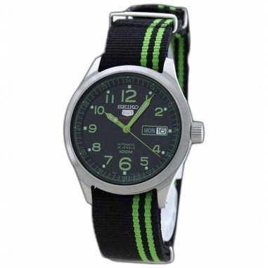 Seiko 5 SRP273K1 Sports Millitary Black Green Silver