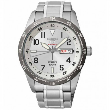 Seiko 5 SRP517K1 Sports Silver Black White