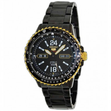 Seiko 5 SRP356K1 Sports Black Gold