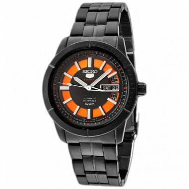 Seiko 5 SRP345K1 Sports Full Black Orange