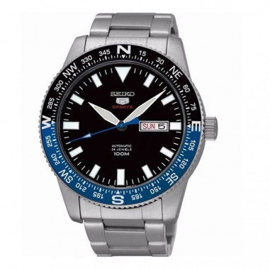 Seiko 5 SRP659K1 Sports Silver Black Blue Automatic