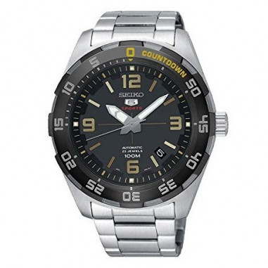 Seiko 5 Sports SRPB83K1 Black Dial Countdown - Seiko SRPB83