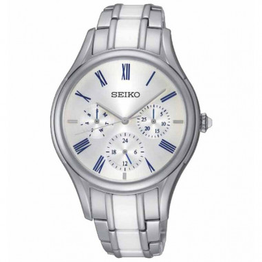 Seiko SKY721P1 Ladies Silver White