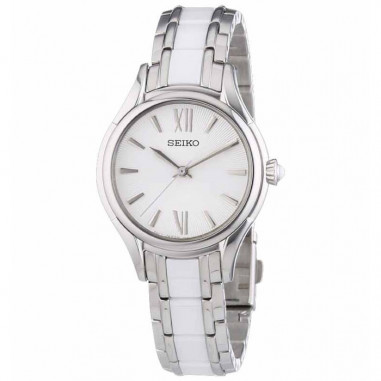 Seiko SRZ395P1 Ladies Silver White