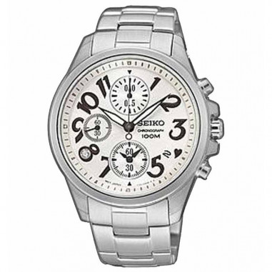 Seiko Ladies SNDX15P1 Chrono Silver Dial SNDX15