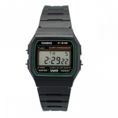 Casio General F-91W-3DG Digital Mens Watch