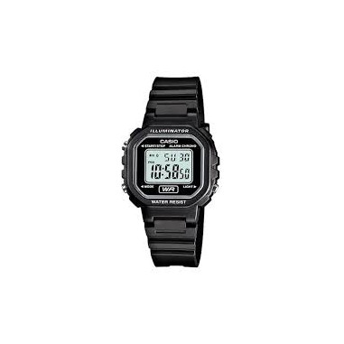 Casio General Retro LA-20WH-1ADF Digital Dial Black Resin