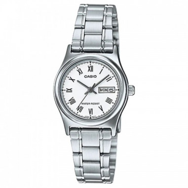 Casio General LTP-V006D-7BUDF Ladies Analog White Dial