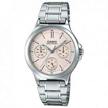 Casio General LTP-V300D-4AUDF Enticer Ladies Peach Dial