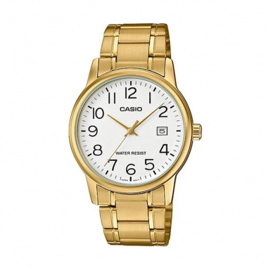 Casio General MTP-V002G-7B2UDF Analog Men White Dial Gold