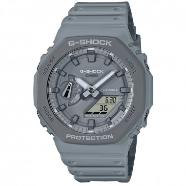 Casio G-Shock By Casio Men's GA2110ET-8A Analog-Digital Watch Gray Timepiece Sports