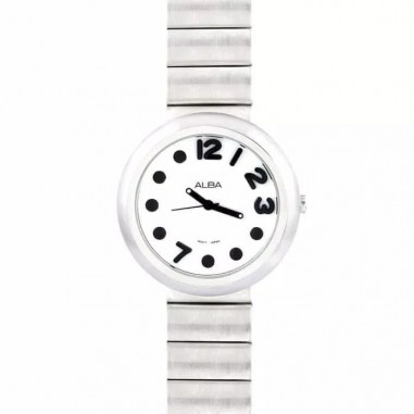 Alba Analog Stainless Steel Ah8085 Ladies Watch